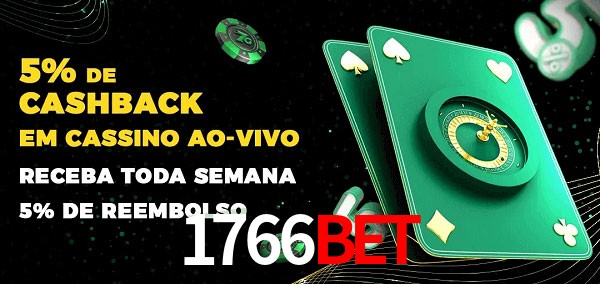 Promoções do cassino ao Vivo 1766bet